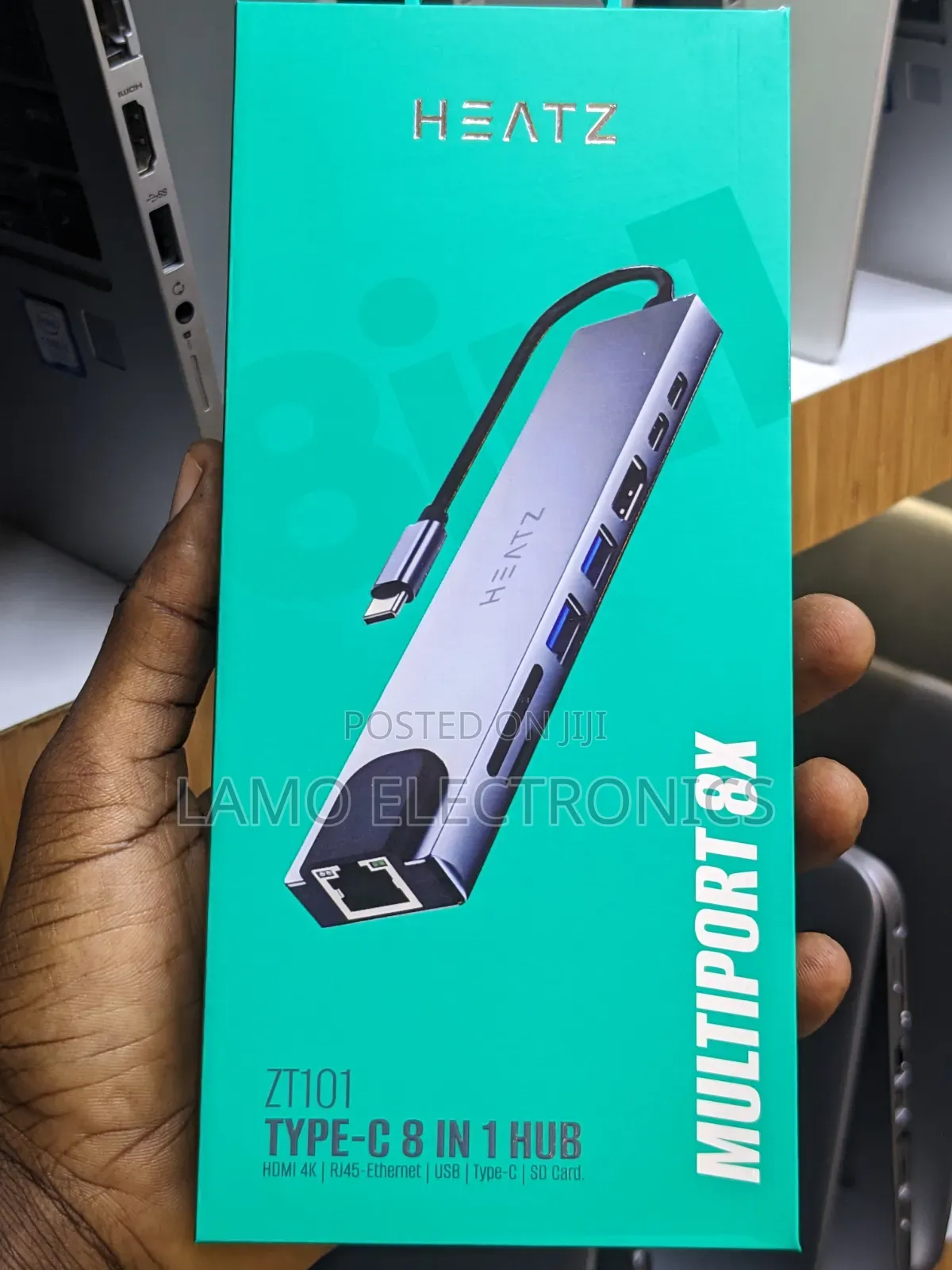 Heatz Zt101 Type-C 8 in 1hub
