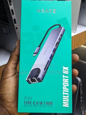 Heatz Zt101 Type-C 8 in 1hub