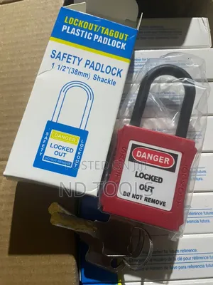 Safety Lockout Padlock (Red)