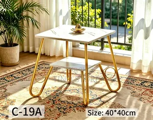 Modern Two-Tier Side Table