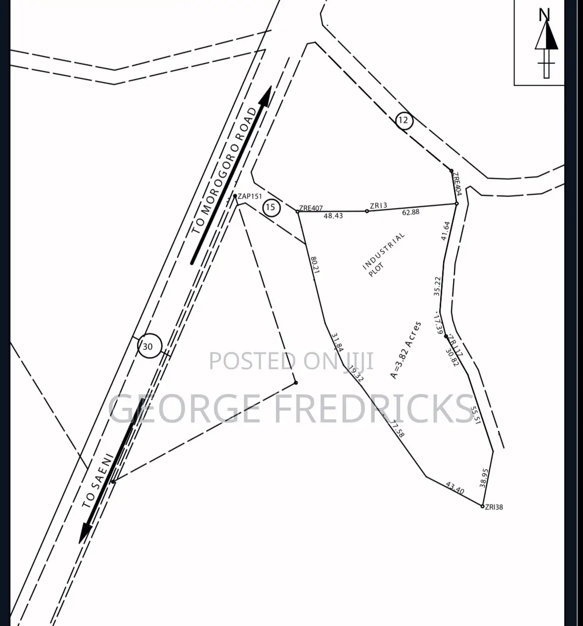 Industrial Plot 15444 Sqm For Sale At Kibaha, Misugusugu