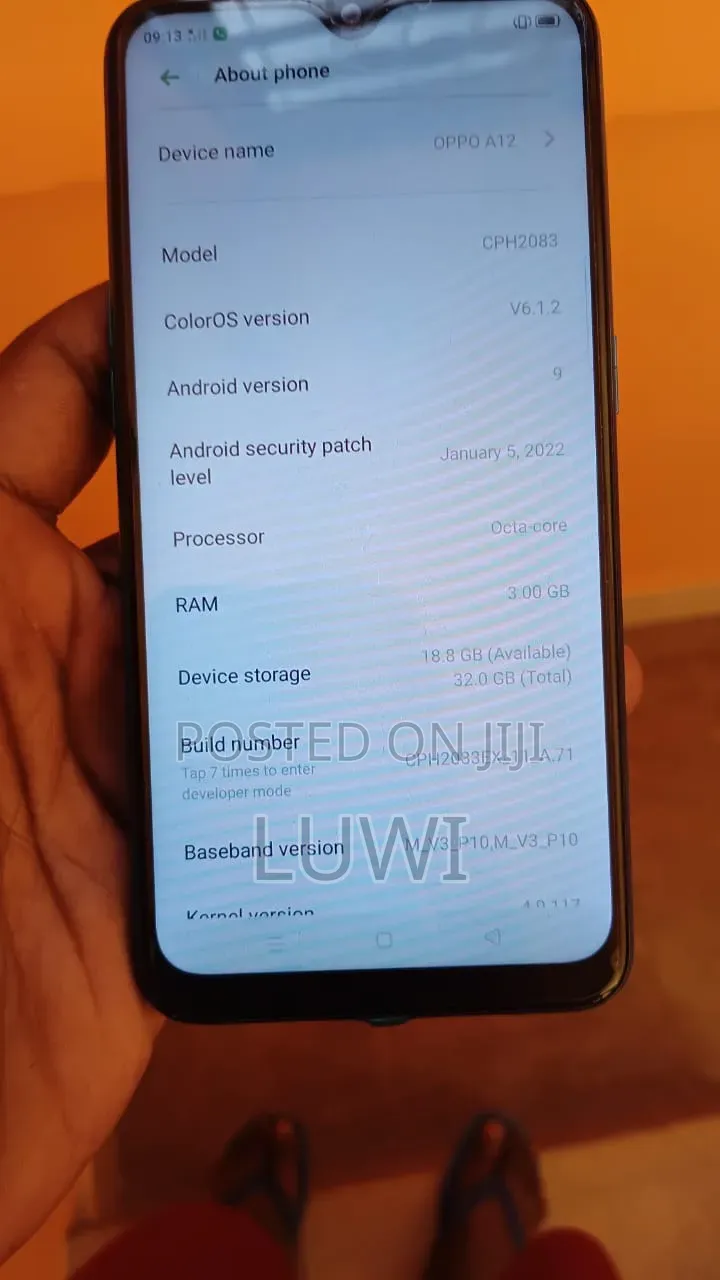 Oppo A12 64 GB Blue