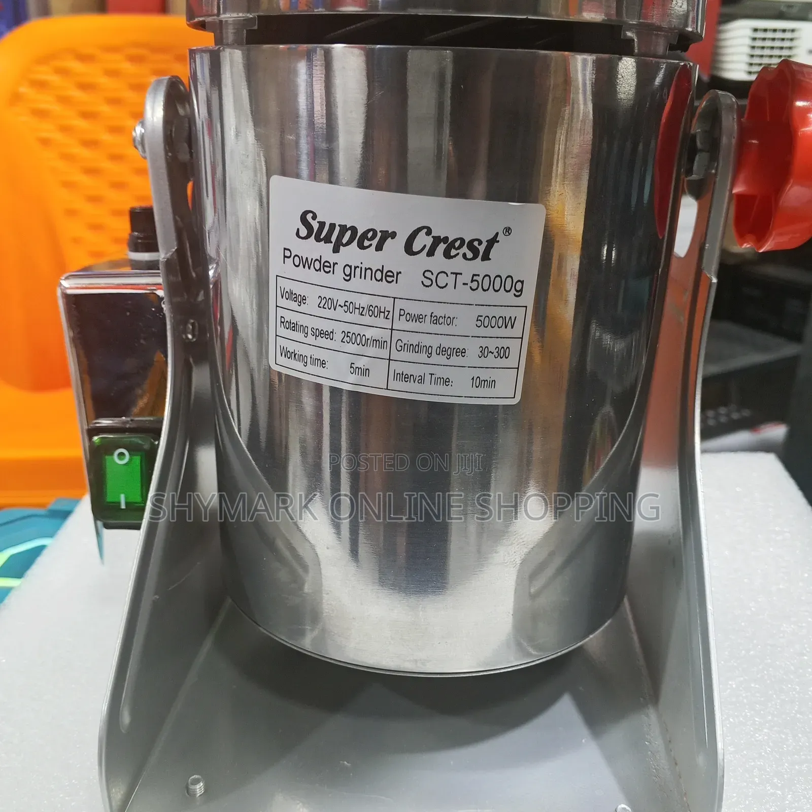 Super Crest Heavy Duty Powder Grinder 5kg