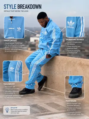 Adidas Original CTT Track Jacket With Distinctive Chinese Style
