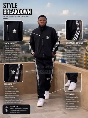 Adidas Original CTT Track Jacket With Distinctive Chinese Style
