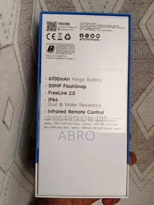 New Tecno Spark 50 128 GB Gray