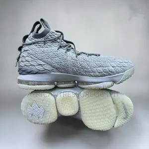 Nike Lebron 15 Series Sneakers With Distinctive Battle Knit Upper