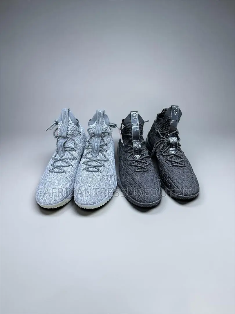 Nike Lebron 15 Series Sneakers With Distinctive Battle Knit Upper