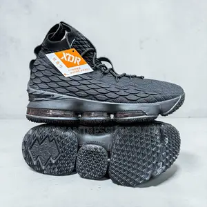 Nike Lebron 15 Series Sneakers With Distinctive Battle Knit Upper