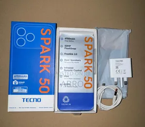 New Tecno Spark 50 128 GB Gray