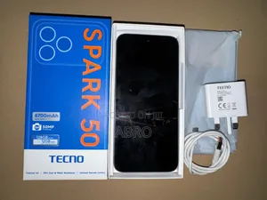 New Tecno Spark 50 128 GB Gray