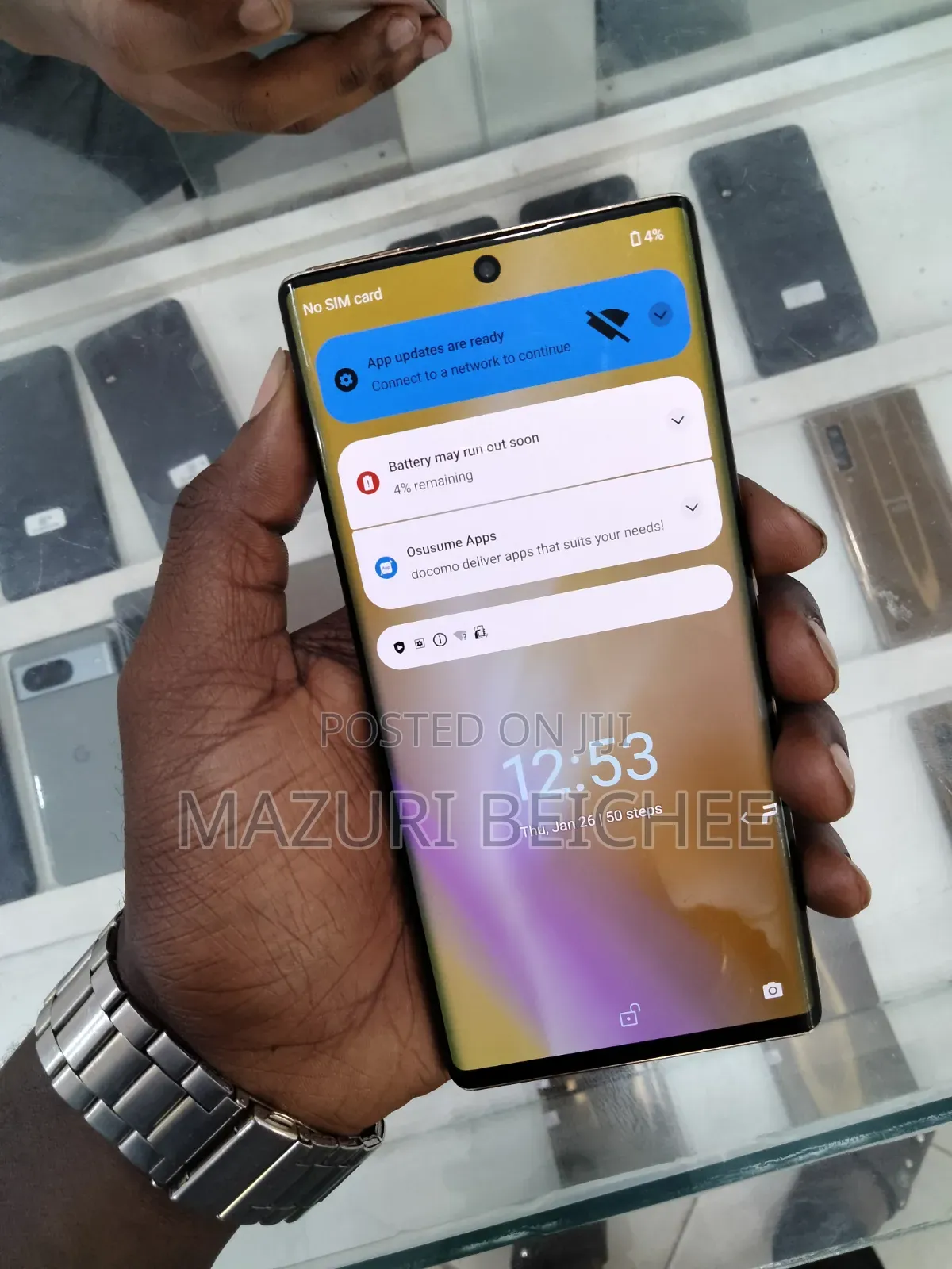 New Mobile Phone 128 GB Gold
