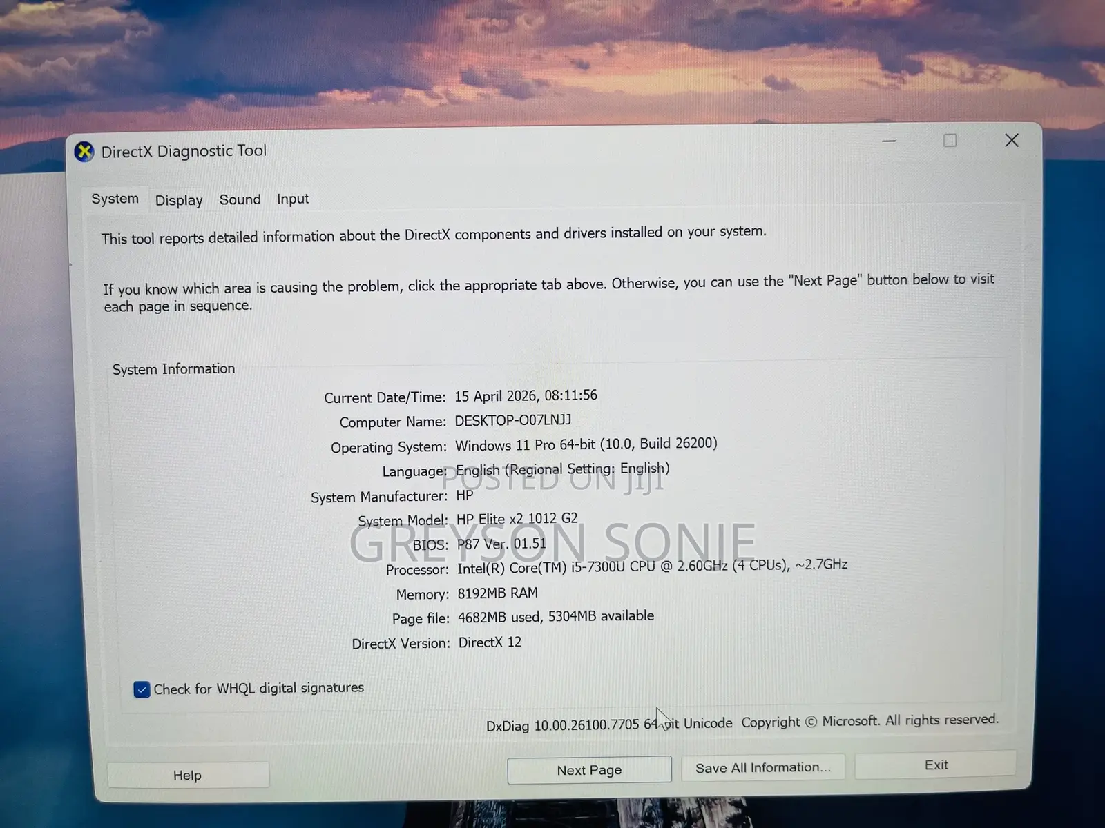 Laptop HP Elite X2 1012 G2 8GB Intel Core i5 SSD 256GB
