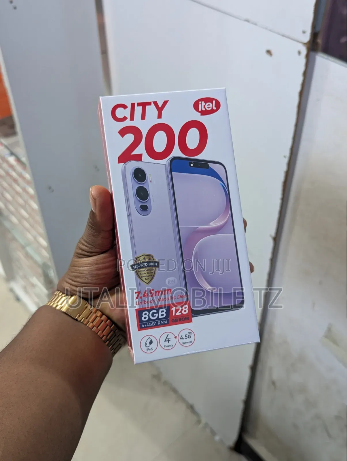 New Itel City 200 128 GB Black