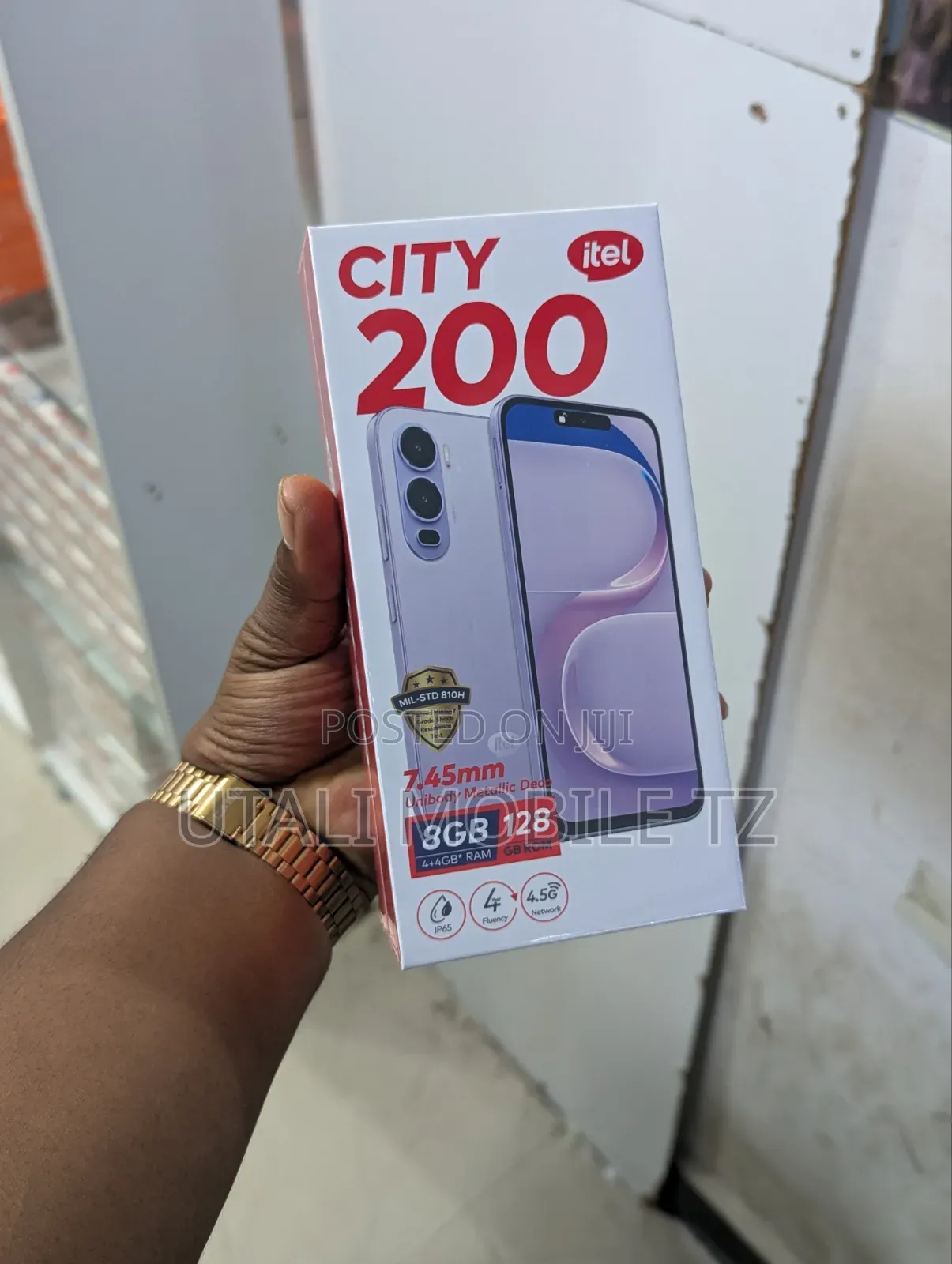 New Itel City 200 128 GB Black