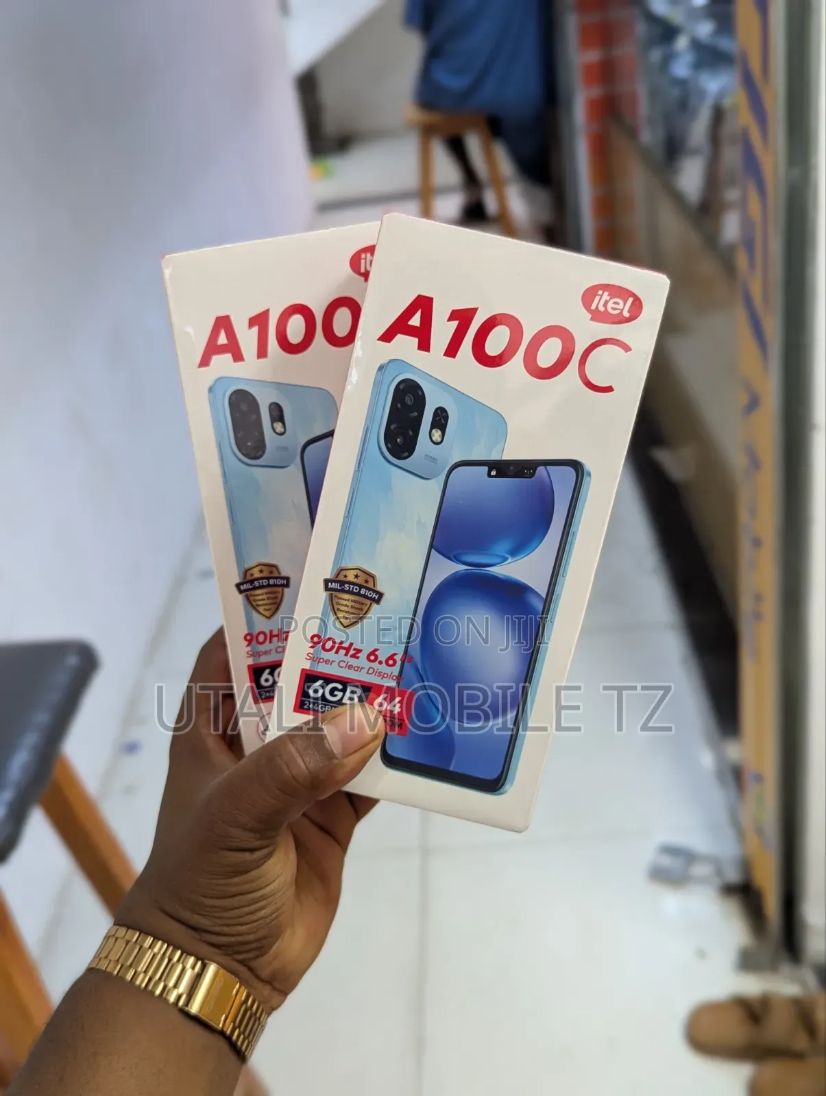 New Itel A100C 64 GB Black