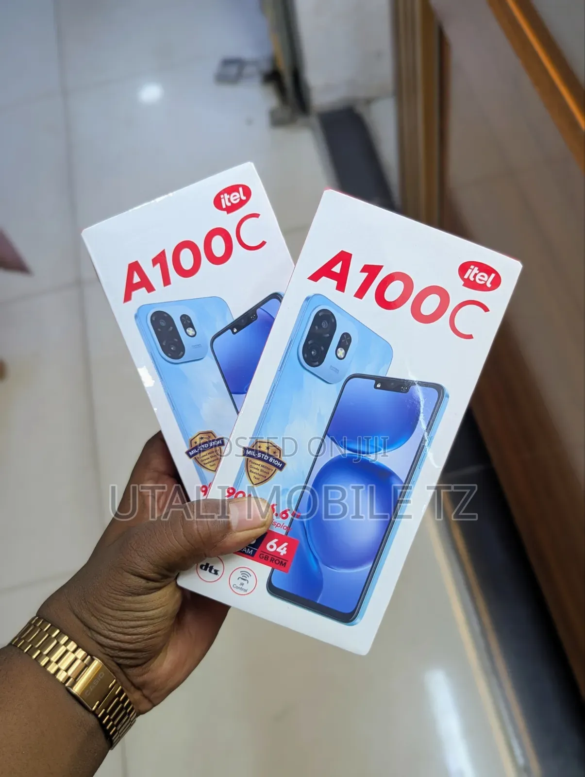 New Itel A100C 64 GB Black