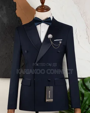 Navy Blue Formal Men's Suit