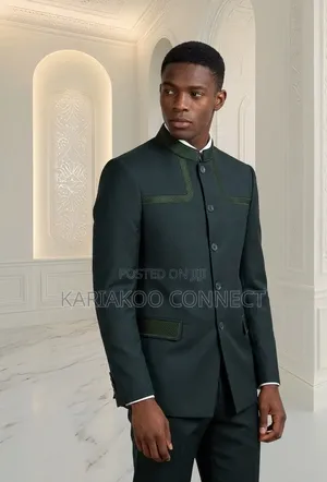 Classic Green Corduroy Suit