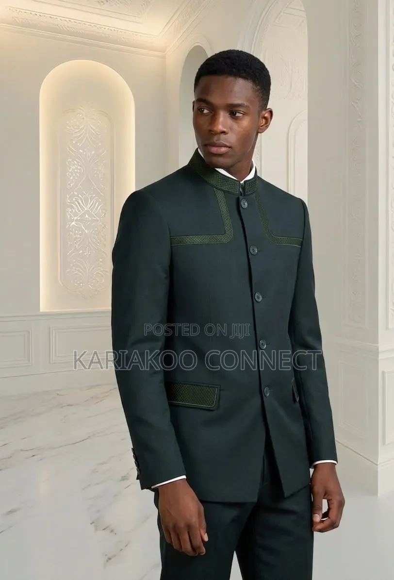 Classic Green Corduroy Suit