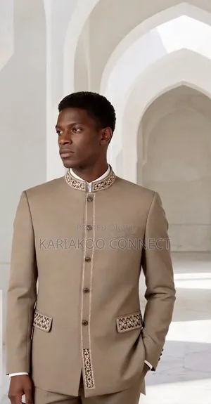 Classic Black Creem Corduroy Suit
