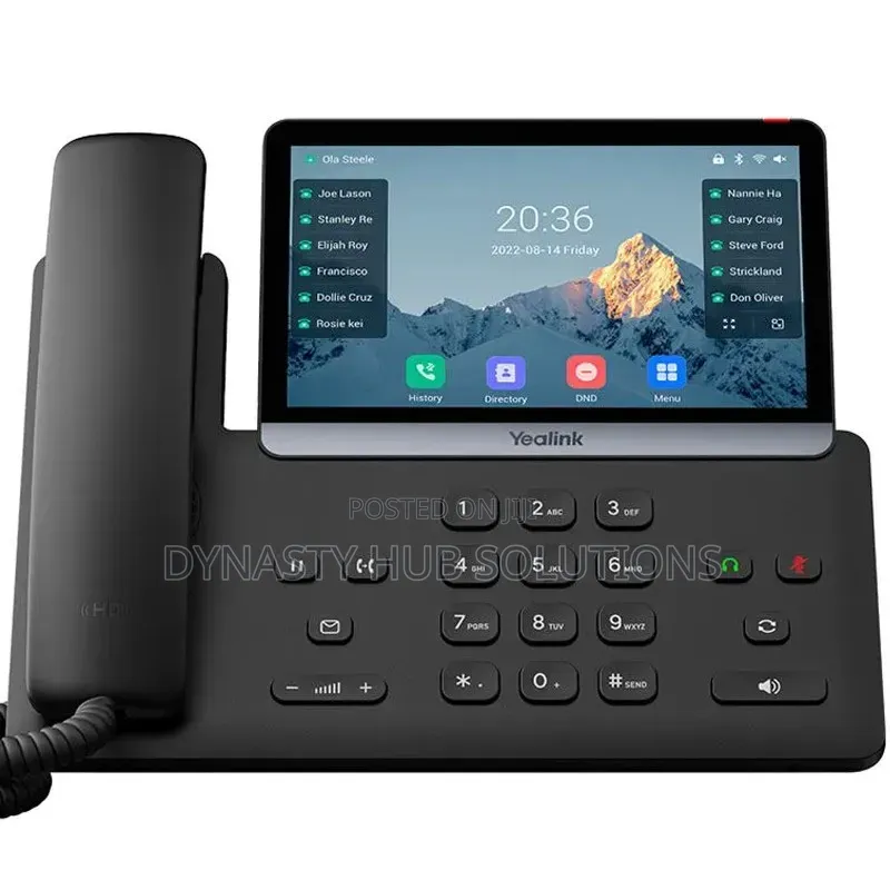 Sip T77u Yealink High End 7" Color Touch Screen Ip Phone