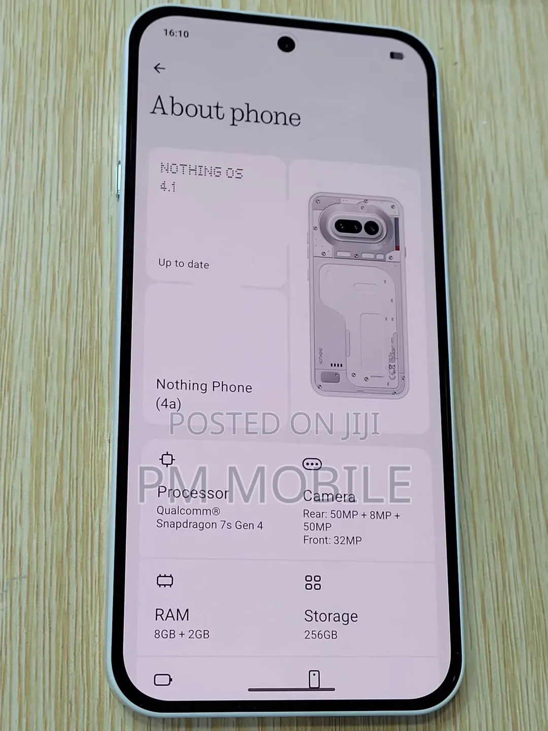Nothing Phone 4a 256 GB White