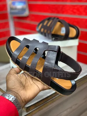 Zara Brand 5 Colours Men's Leather Sandals or Sendo Kwa Wanaume