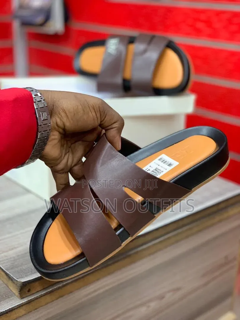 Zara Brand 5 Colours Men's Leather Sandals or Sendo Kwa Wanaume
