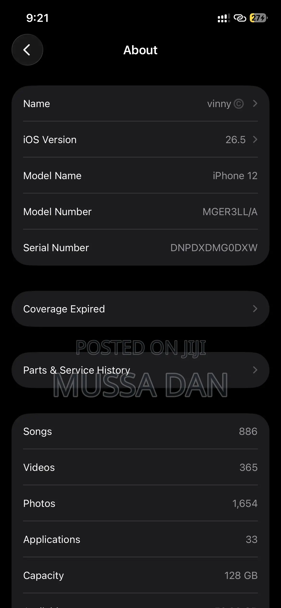 Apple iPhone 12 128 GB Black