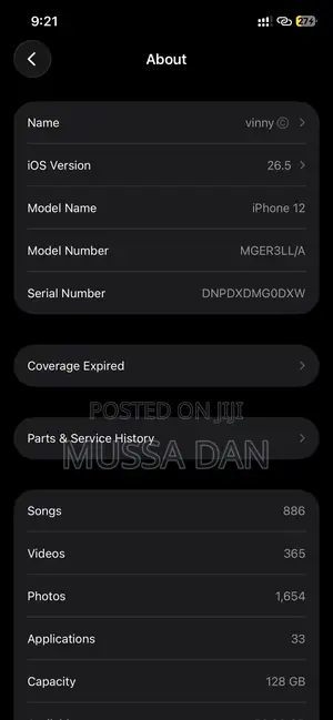 Apple iPhone 12 128 GB Black