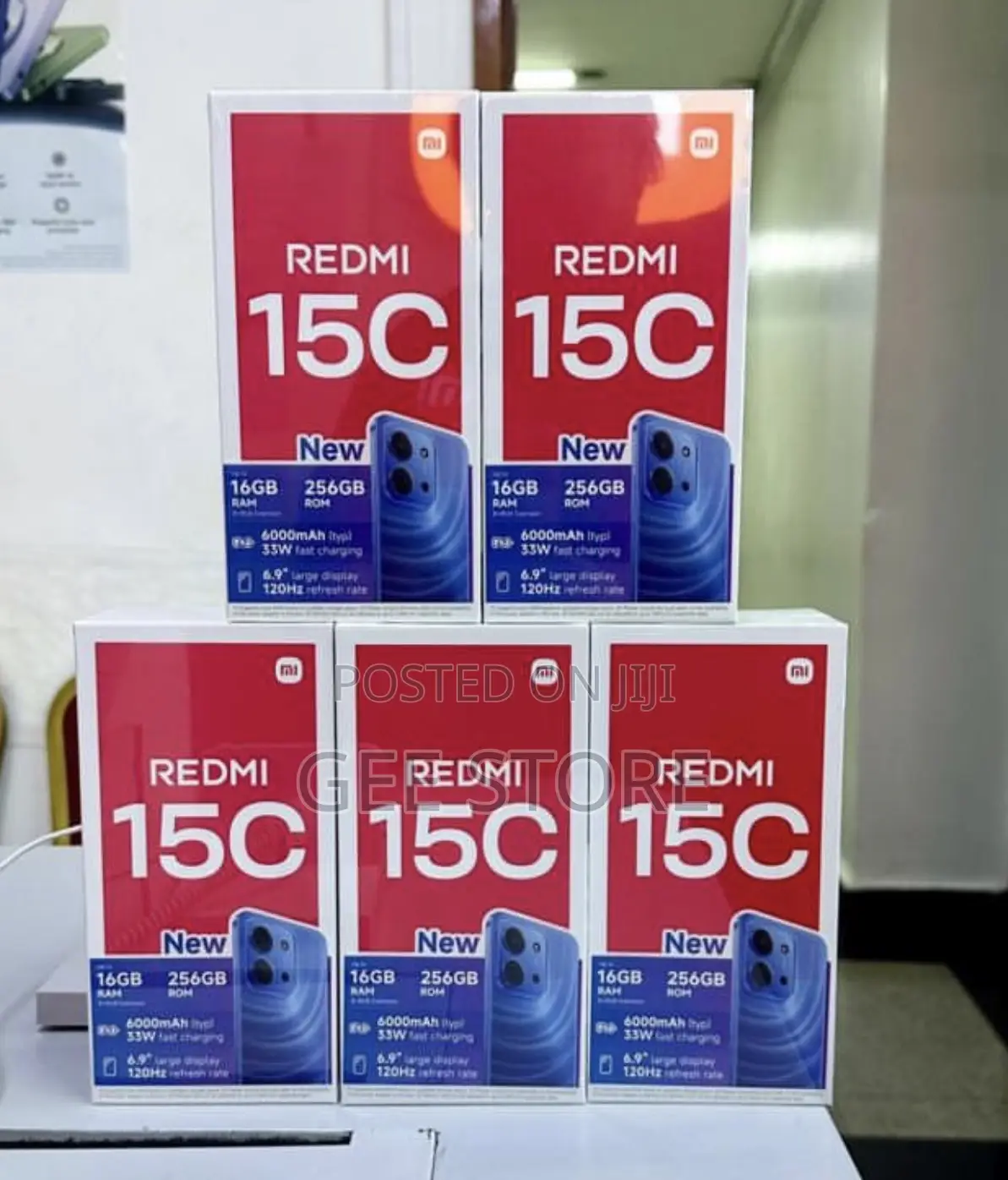 New Xiaomi Redmi 15C 4G 256 GB Black