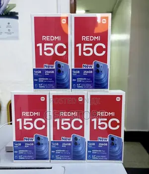 New Xiaomi Redmi 15C 4G 256 GB Black