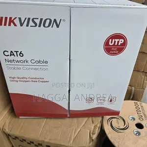 Hik Vision Cat 6 Pure Copper Cable 305m CCTV Networking