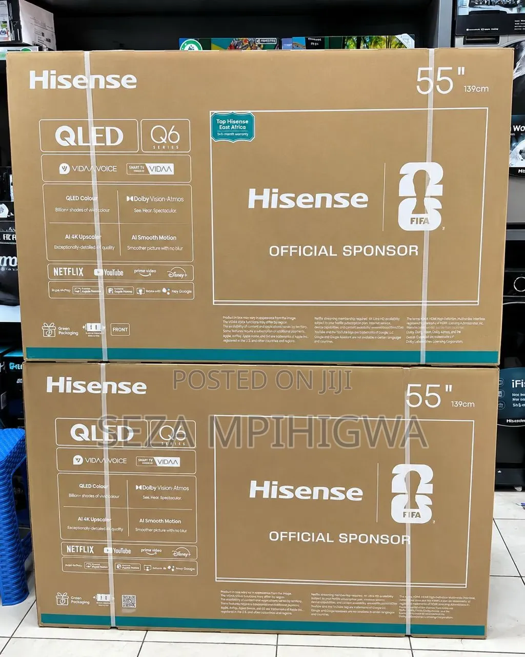 Hisense Inch 55 Qled*
*55q6q
