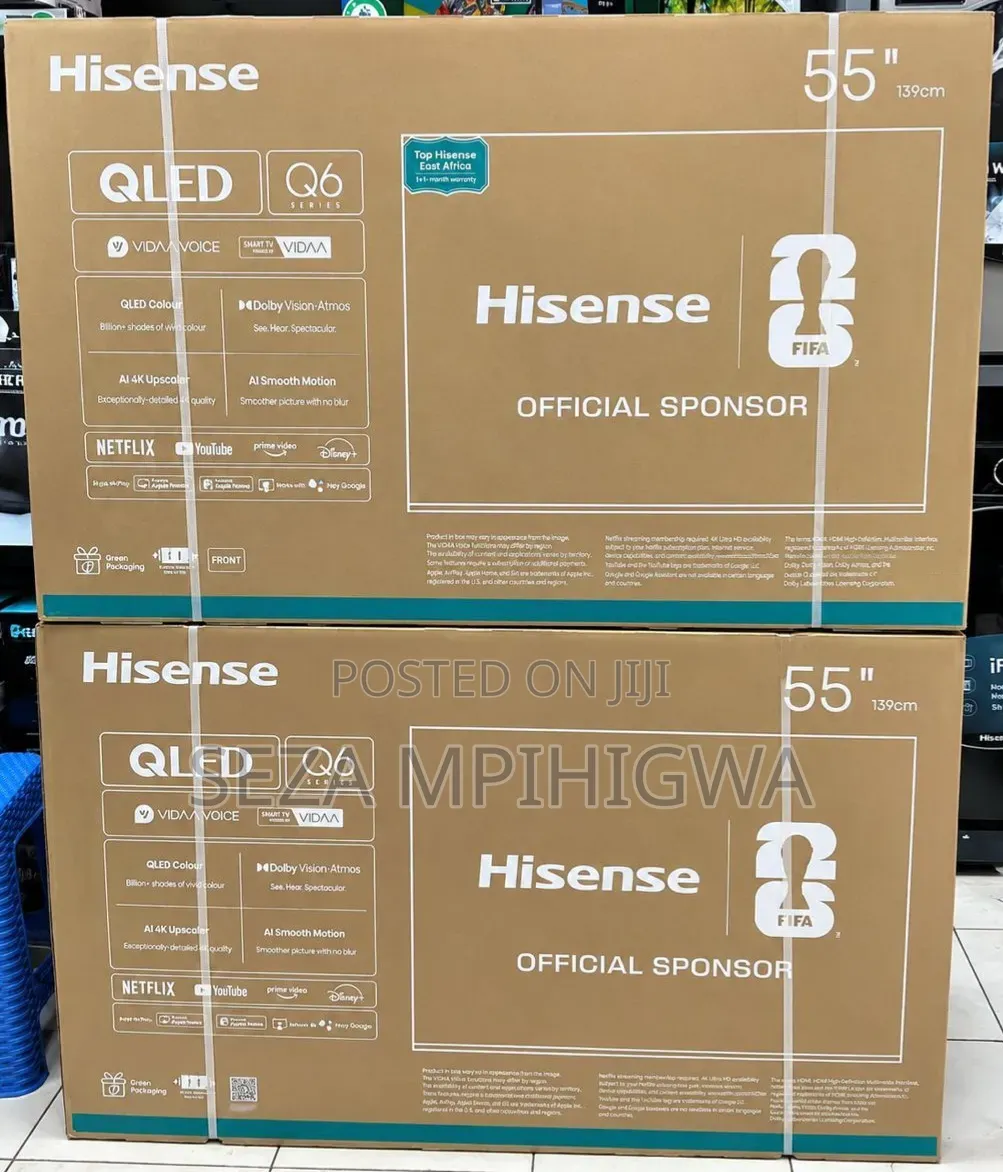Hisense Inch 55 Qled*
*55q6q