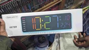 Light Wall Clock Digital Display With Remote Control Temperature Date
