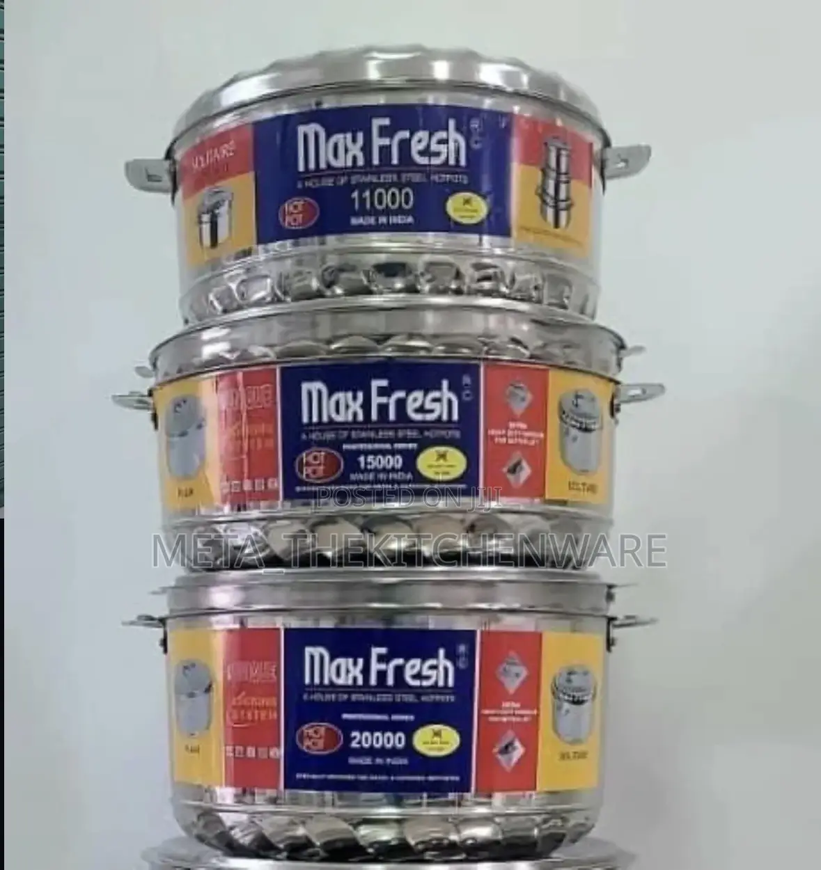 Max Fresh Commercial Food Hotpot (7.5kg, 15kg, 20kg, 25kg,)