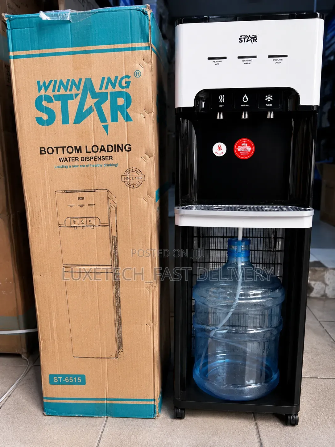 Winning Star St-6515 Bottom Loading Water Dispenser With 3 Taps