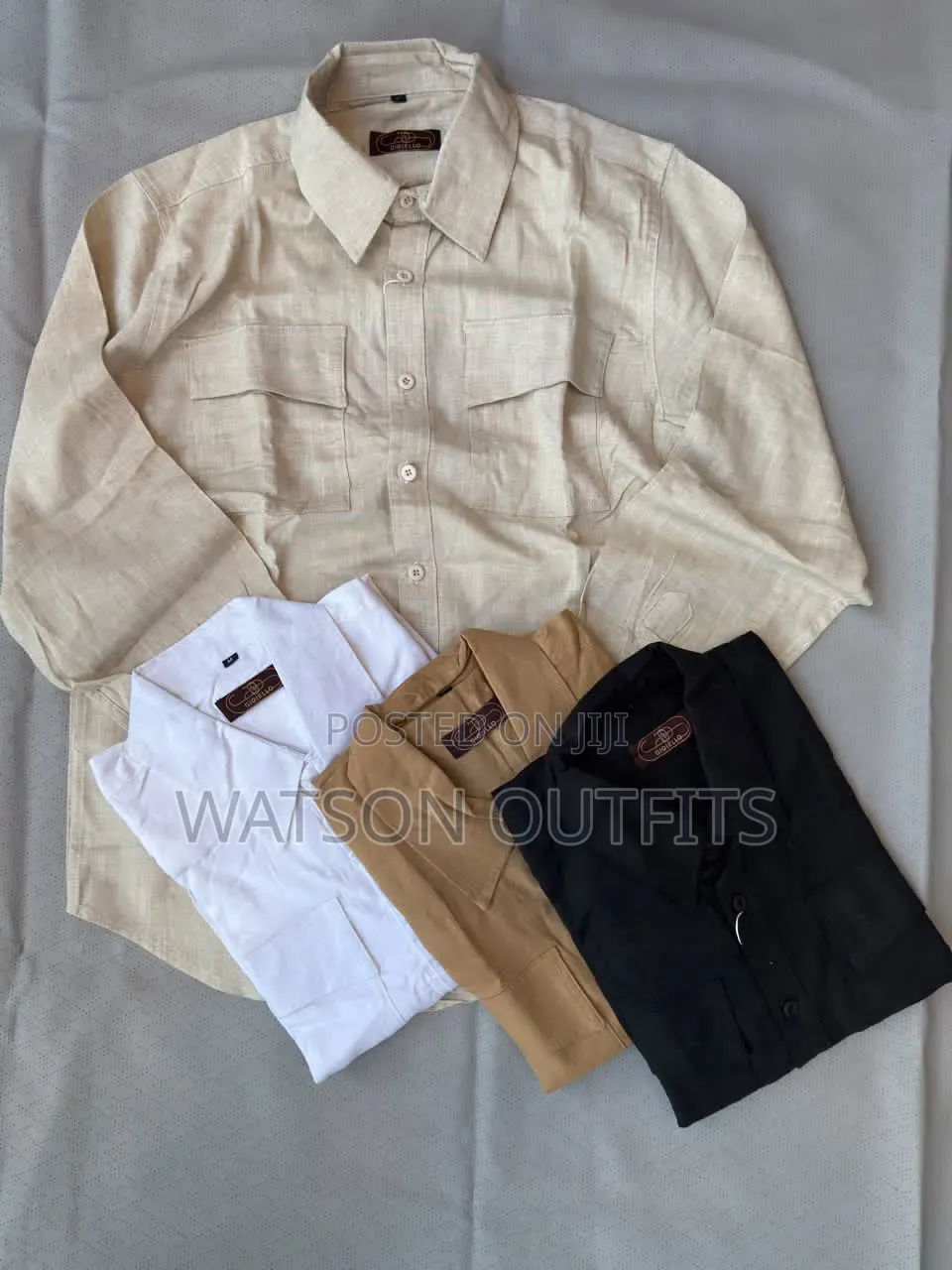 Linen Materials Casual Men's Wear or Male Classic Shirts