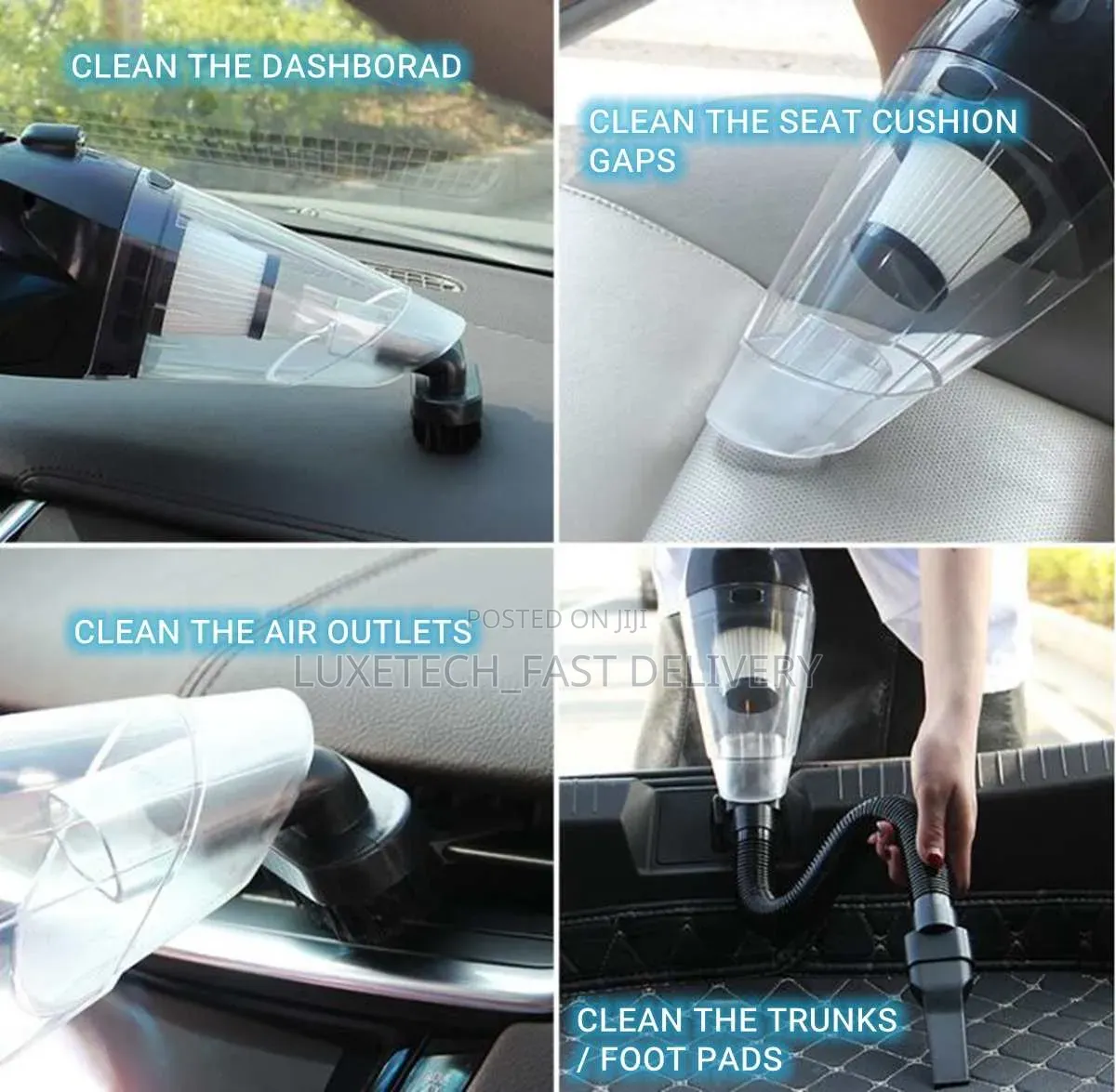 Mini Portable Car Vacuum Cleaner 12v Dc Power