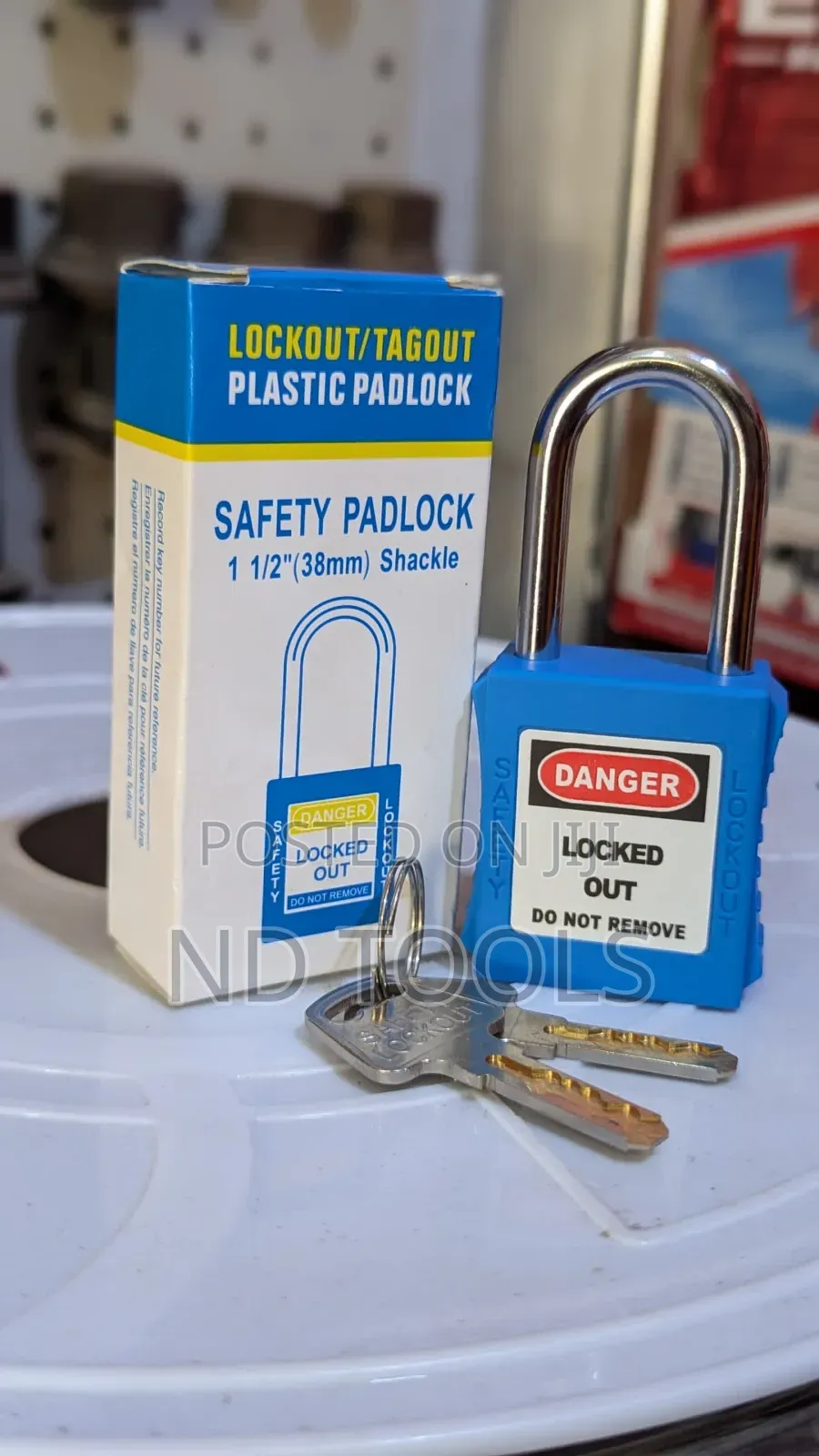 Safety Lockout Padlock (Blue)