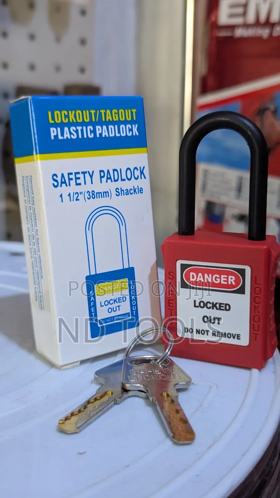 Safety Lockout Padlock (Red)