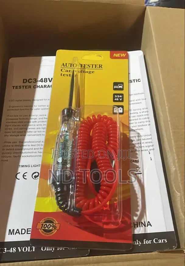 Circuit Tester Red Wire Dc 3–48v