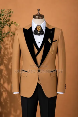 Premium Men's 3-Piece Tuxedo Suit