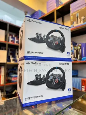 Logitech G29 Driving Force Racing Wheel Pedals for Ps5, Ps4, Ps3, Pc