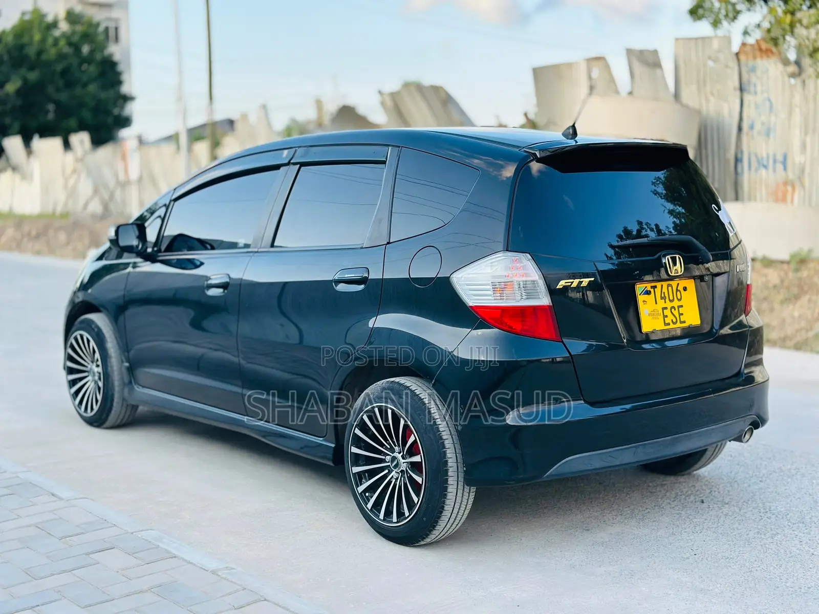 Honda Fit Base FWD 2007 Black