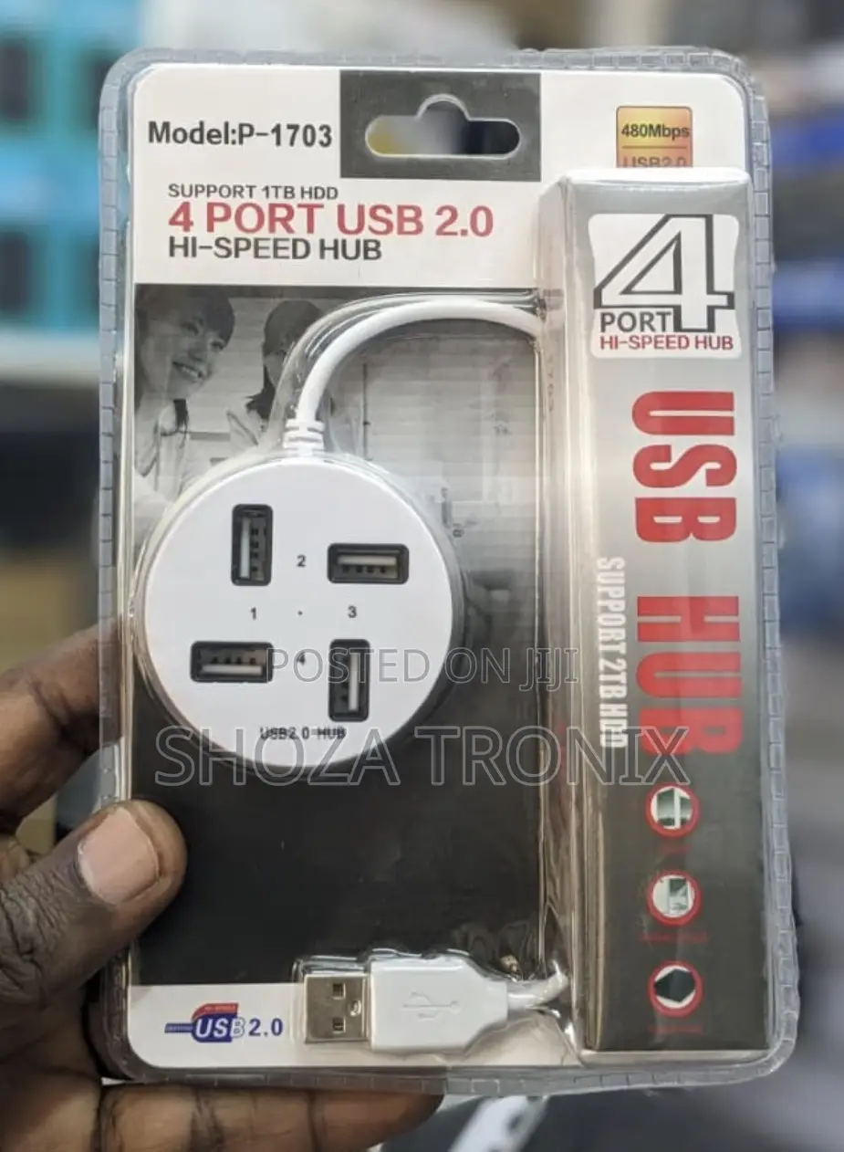 Usb Hub With 4 Usb Ports 2.0 Speed