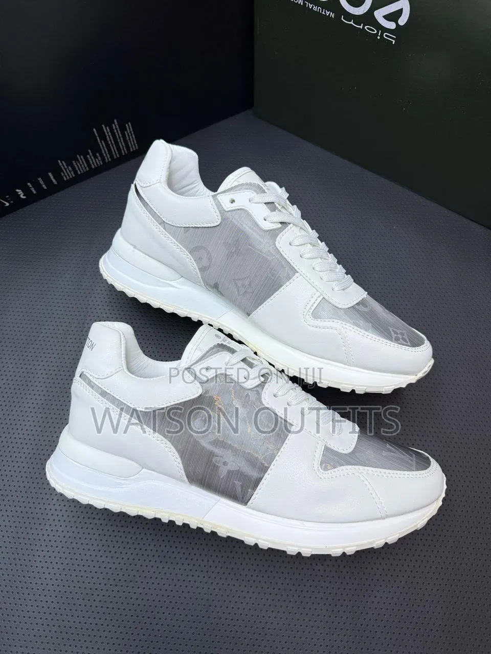 Men's Leather Shoes Burberry Brand Completely Leather Materials