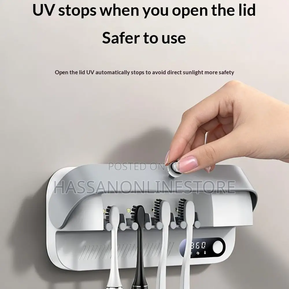 Yesido Mg32 Toothbrush Dryer Holder With Uv Sterilization